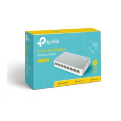 SWITCH 8 PUERTOS TP-LINK TL-SF1008D 10 100 MBPS MINIDESKTOP - DB Store