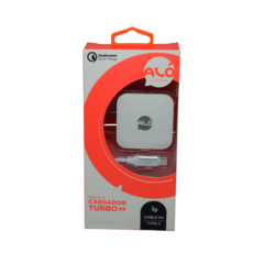 CARGADOR PARED ALO QUICK CHARGE C/ CABLE USB TIPO C