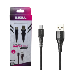 Imagen de CABLE USB FULL JEAN TYPE-C 1.2 MT SOUL