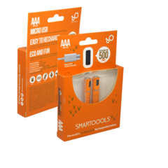 PILA TRIPLE AAA RECARGABLE POR MICRO USB SMARTOOOLS