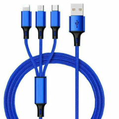 CABLE 3 EN 1 USB A MICRO USB / TIPO C / LIGHTNING - tienda online