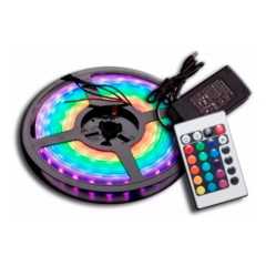 TIRA DE LED RGB 5050 + CONTROL + FUENTE - DB Store