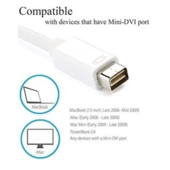 CABLE ADAPTADOR MINI DVI MACHO A HDMI HEMBRA