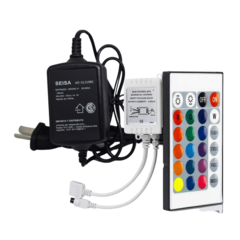 CONTROL REMOTO + FUENTE TIRA LED - DB Store