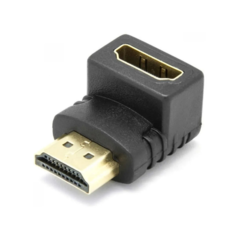 CONECTOR ADAPTADOR HDMI HEMBRA A MACHO 90° MACHO V1.4 - DB Store