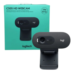 CAMARA WEB WEBCAM LOGITECH C505 HD 720P 30 FPS C/MIC - tienda online