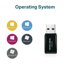 MINI ADAPTADOR USB MERCUSYS MW300UM 300MBPS - tienda online
