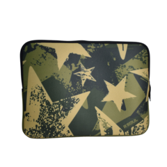 FUNDA P/ NOTEBOOK 13" VERDE CAMO STAR