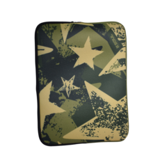 FUNDA P/ NOTEBOOK 13" VERDE CAMO STAR