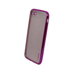 FUNDA P/ IPHONE 7 TRANSPARENTE CLEAR CASE BORDER COLOR - tienda online