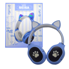 AURICULAR BLUETOOTH SEISA OREJA GATO P38M LUZ LED - tienda online