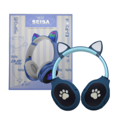 AURICULAR BLUETOOTH SEISA OREJA GATO P38M LUZ LED en internet