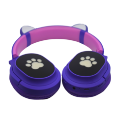 Imagen de AURICULAR BLUETOOTH SEISA OREJA GATO P38M LUZ LED