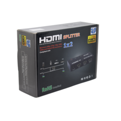 HDMI SPLITTER 1X2 SWITCH 4K 2K FULL HD 1080 3D PC DVD TV PS3 SM-F7845