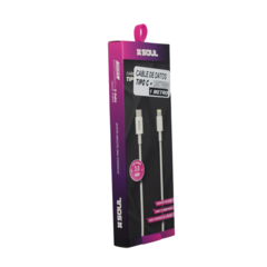 CABLE USB TIPO C A LIGHTNING 3.0 1M SOUL - tienda online