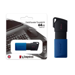 PENDRIVE KINGSTON 64 GB DATA TRAVELER EXODIA M DTXM USB 3.2