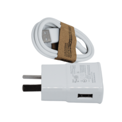 CARGADOR VIAJERO PARED P/ GALAXY NOTE + CABLE MICRO USB