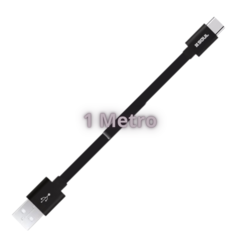 CABLE CARGADOR TIPO C A USB 1 METRO USB-TYPEC BLANCO - comprar online