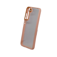 FUNDA P/ SAMSUNG S21 FE SILICONA BORDE COLOR - tienda online