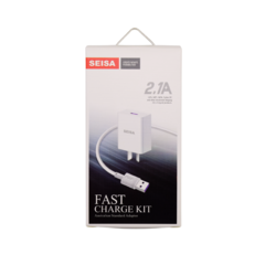 CARGADOR PARED CARGA RAPIDA 2.1A + CABLE MICRO USB en internet