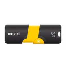 PENDRIVE MAXELL FLIX 64GB NEGRO / AMARILLO