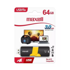 PENDRIVE MAXELL FLIX 64GB NEGRO / AMARILLO - comprar online