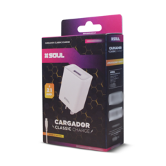 CARGADOR PARED LIGHTNING CLASSIC CHARGE USB SOUL - comprar online