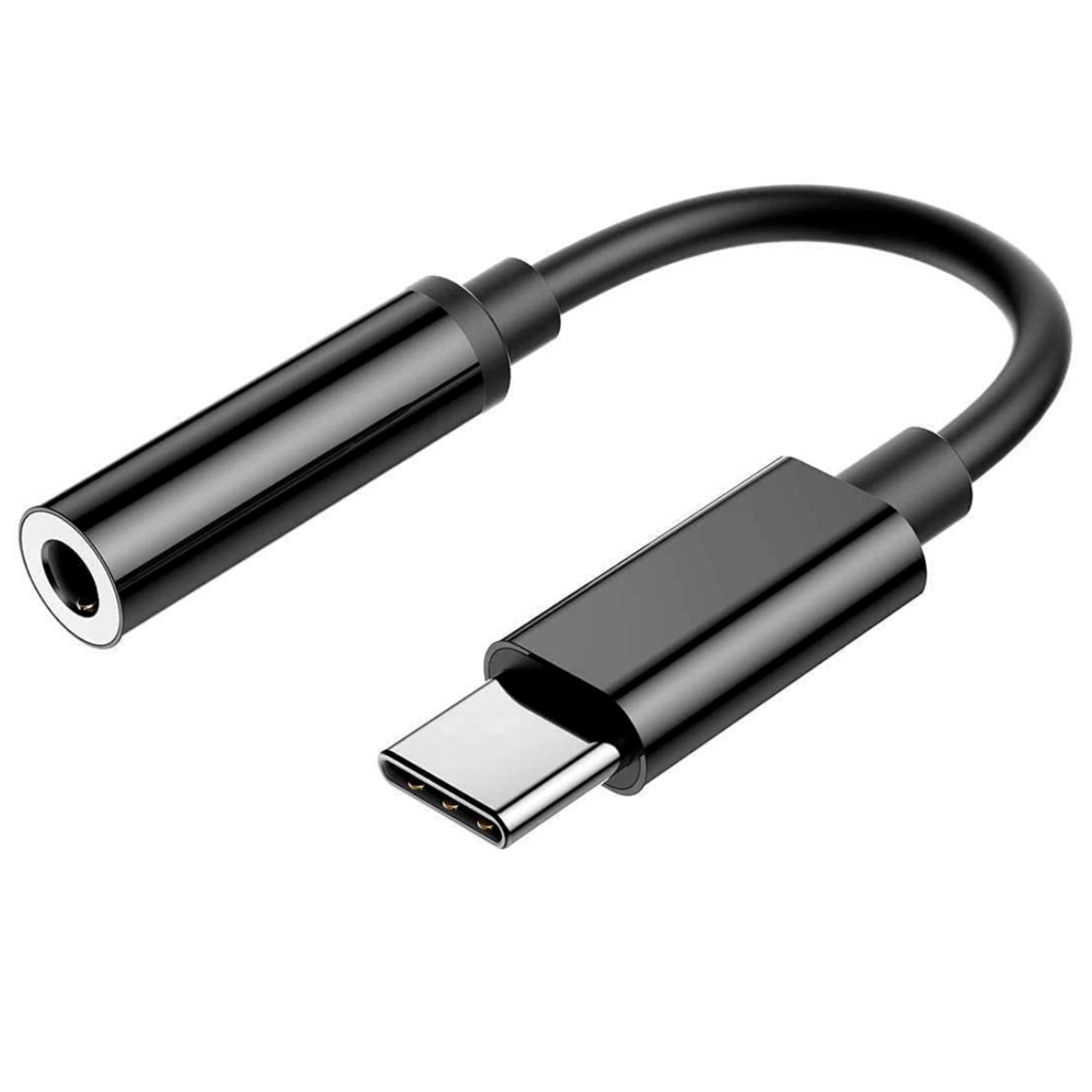 Cable Adaptador Conversor USB Tipo C Macho a Jack 3.5 mm Hembra