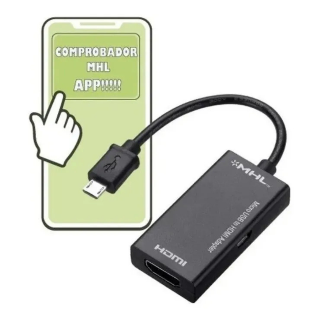 CABLE MHL ADAPTADOR MICRO USB A HDMI - DB Store