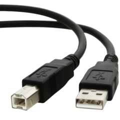 CABLE USB IMPRESORA 1.5 METROS NEGRO