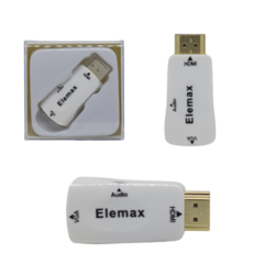 CONVERSOR HDMI A VGA C/AUDIO EN CAJA - tienda online