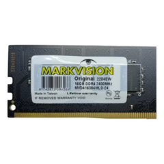 MEMORIA RAM DDR4 16 GB MARKVISION 2400 MHZ DIMM MVD-416384MLD-24 - comprar online