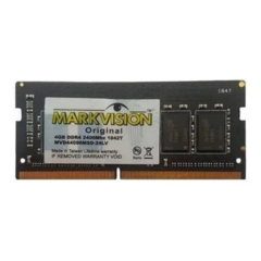 MEMORIA RAM MARKVISION SODIMM DDR4 4GB 2400MHZ NOTEBOOK MVD44092MSD-24