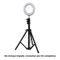 ARO DE LUZ LED 20CM 8 PULG SOFT TRICOLOR SELFIE INSTAGRAM - comprar online