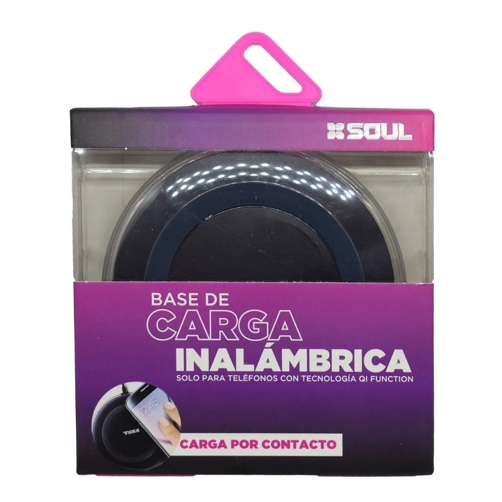 BASE CARGADOR INALAMBRICO PARA CELULAR SOUL L13FC