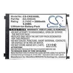 BATERIA LECTOR CODIGO BARRA CIPHERLAB RS30 2500 MAH CS-CRS300BL