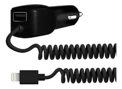 CARGADOR AUTO 12V DUAL SALIDA MICRO USB + ENTRADA USB en internet