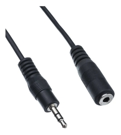 ALARGUE CABLE AUDIO EXTENSOR PLUG 3.5 MACHO HEMBRA 1,5 M - DB Store