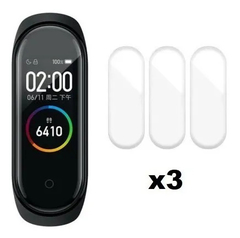 HIDROGEL FILM XIAOMI MI BAND 3 4 5 A MEDIDA X 3 - comprar online