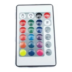 CONTROL REMOTO RGB TIRA DE LED 24 BOTONES C/ CONTROLADOR - comprar online