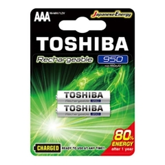 PILA RECARGABLE X 2 TOSHIBA 950 NIQUEL METAL