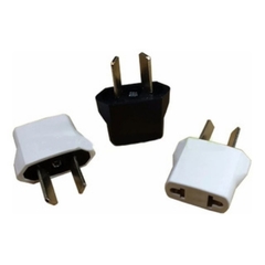 ADAPTADOR ENCHUFE PATAS RECTAS A PATAS EN V PARED - comprar online