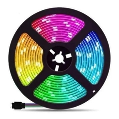 TIRA LED RGB 5050 5M SIN FUENTE (CON CONTROL ) BLUETOOTH en internet