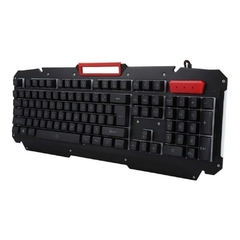 KIT TECLADO MOUSE GAMING RETROILUMINADO GAMER PC NEGRO - DB Store