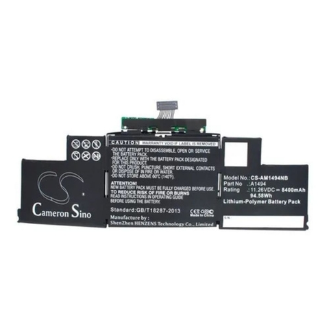 BATERIA MACBOOK PRO 15 CAMERON SINO 8400 MAH A1494