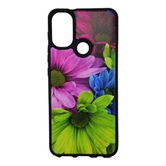 FUNDA MOTOROLA E20 FLORES