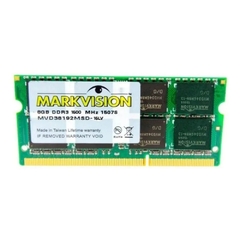 MEMORIA RAM SODIMM DDR3 8GB MARKVISION 1600 MHZ COMPU ESCRITORIO MVD38192MLD-16