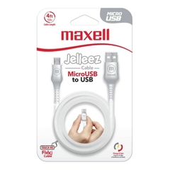 CABLE MAXELL MICRO USB A USB JELLEEZ 1.2M - comprar online