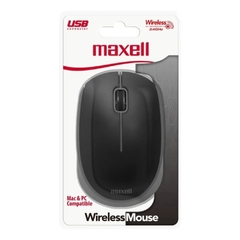 MOUSE INALAMBRICO MAXELL MOWL-100 NEGRO Y GRIS - DB Store