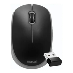 MOUSE INALAMBRICO MAXELL MOWL-100 NEGRO Y GRIS